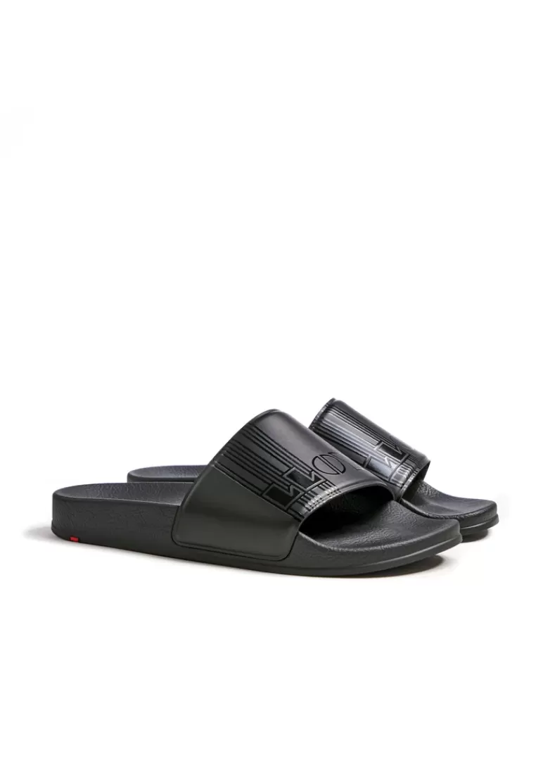 Sale LLOYD BADESLIPPER Schwarz