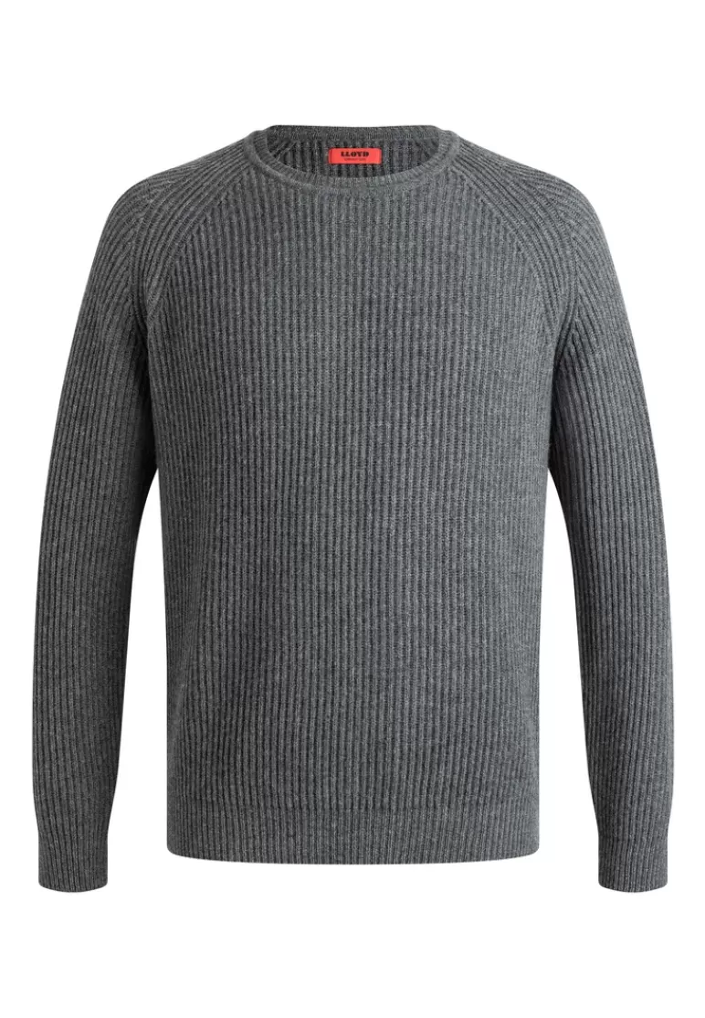 Discount LLOYD RUNDHALS PULLOVER Grau