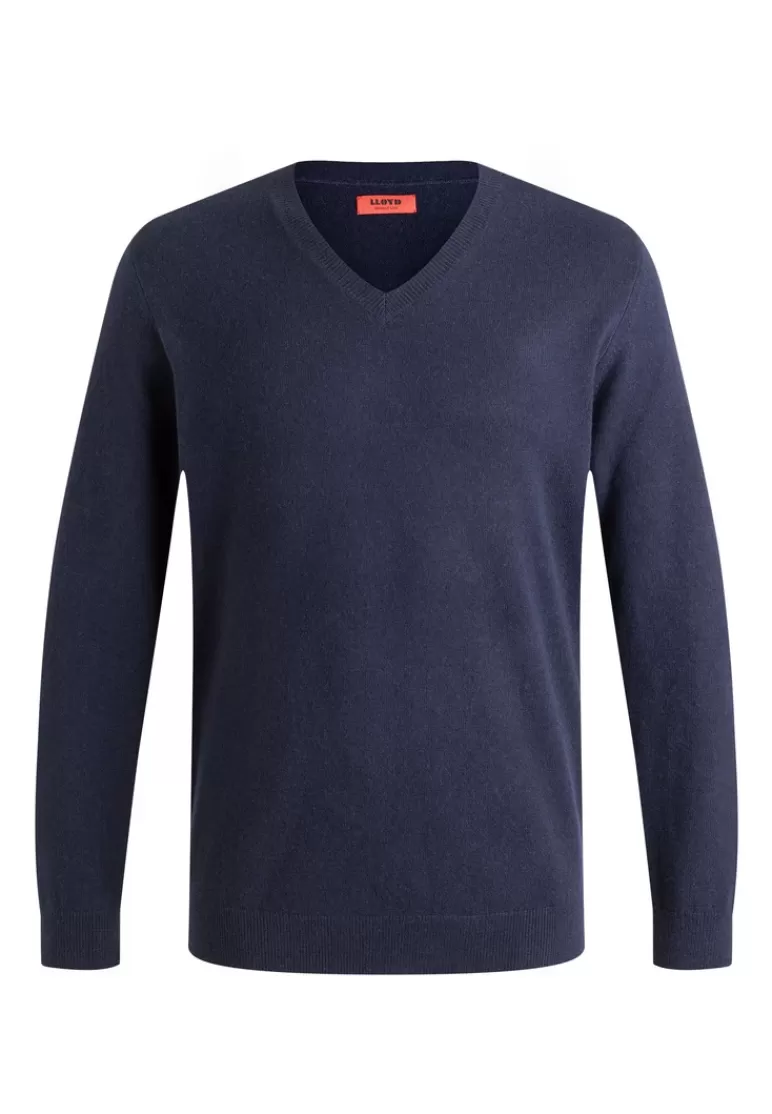 New LLOYD V-AUSSCHNITT PULLOVER Blau